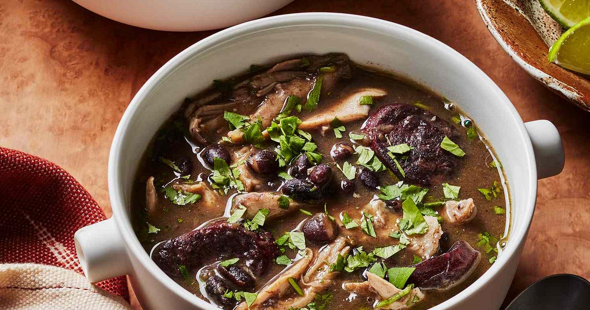 Quick and Easy Pressure Cooker Chicken and Black Bean Stew Recipe | Samsung Food App
