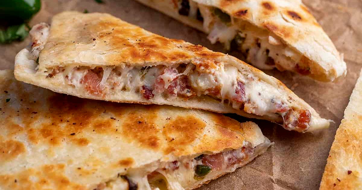 Jalapeno Popper Quesadillas Recipe | Samsung Food App
