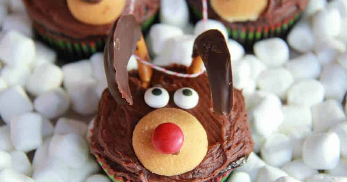 Chocolate Reindeer Cupcakes Recipe | Samsung Food App