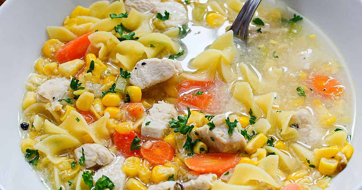 Chicken and Corn Soup Recipe | Samsung Food App