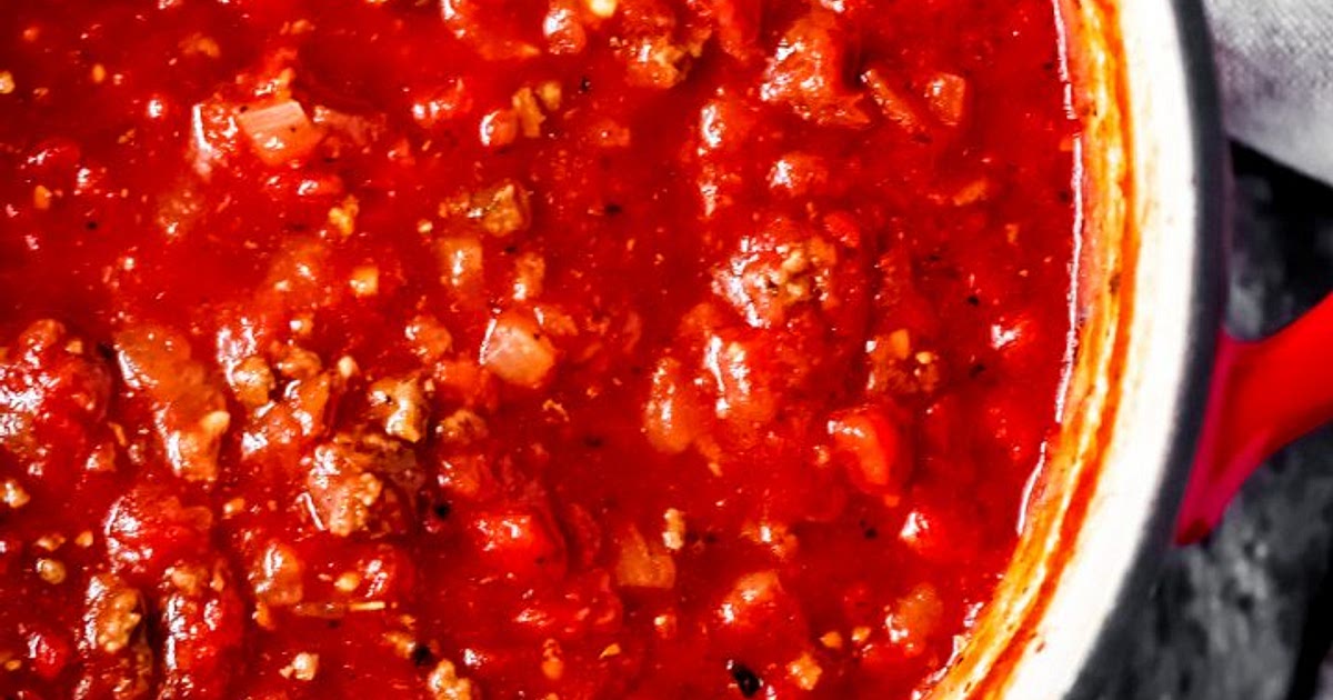 Spaghetti Sauce made with Ground Venison Recipe | Samsung Food App