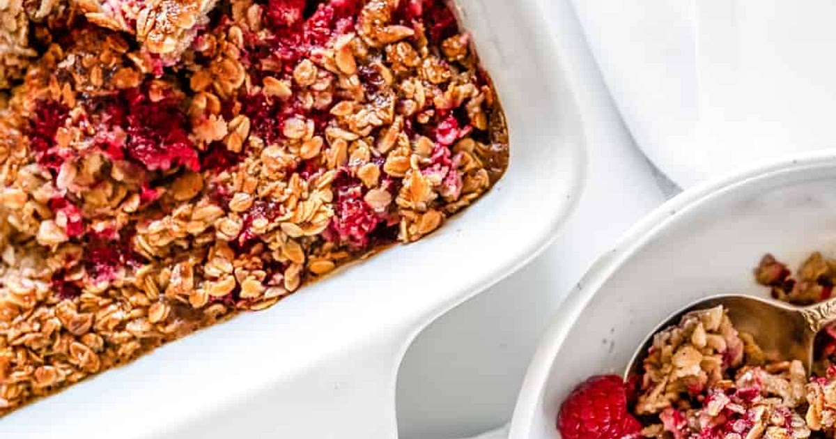 Raspberry Baked Oatmeal Recipe | Samsung Food App
