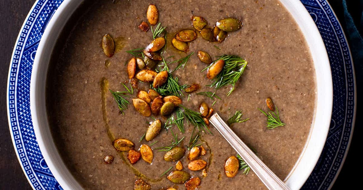Creamy Vegan Mushroom Soup Recipe | Samsung Food App