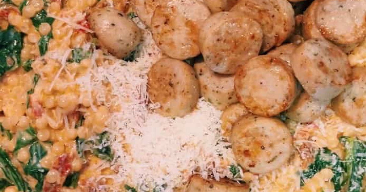 1-Pot Creamy Sausage Couscous Recipe | Samsung Food App
