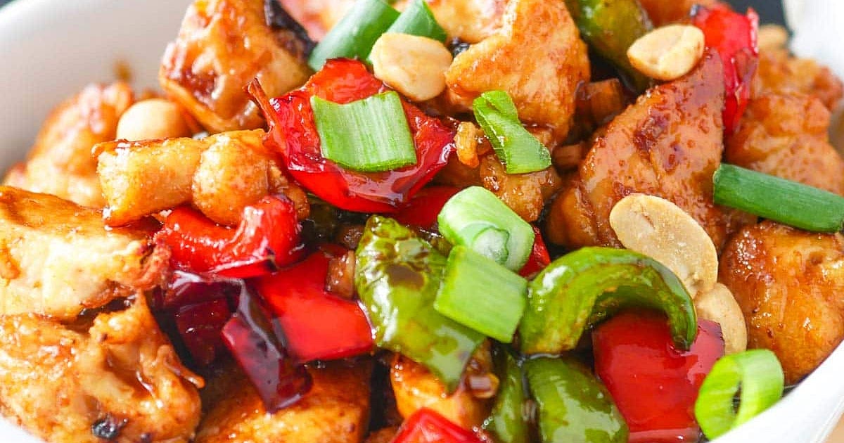 Air Fryer Kung Pao Chicken Recipe | Samsung Food App
