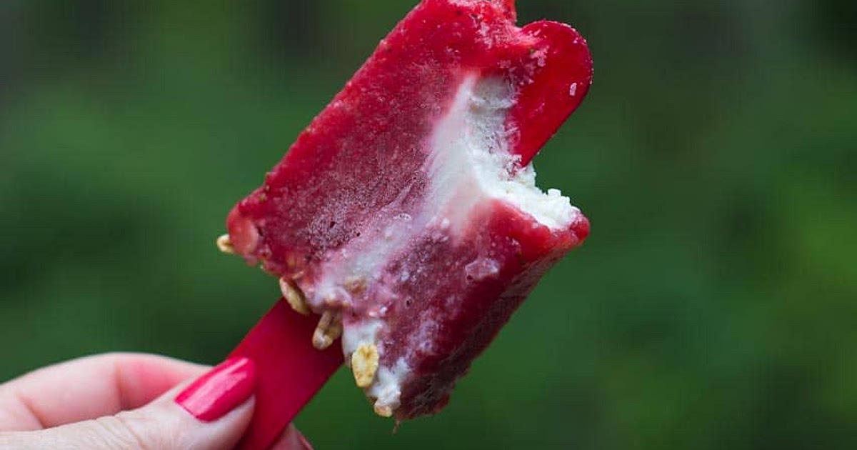 Strawberry Yogurt Granola Pops Recipe | Samsung Food App