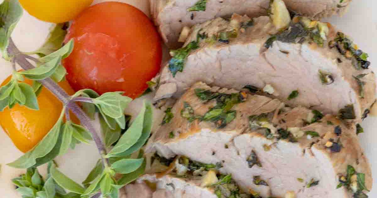 Garlic Herb Baked Pork Tenderloin Recipe | Samsung Food App