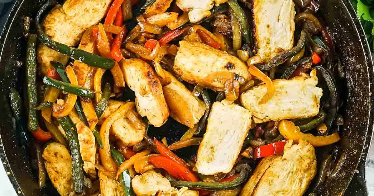 Skillet Chicken Fajitas Recipe | Samsung Food App