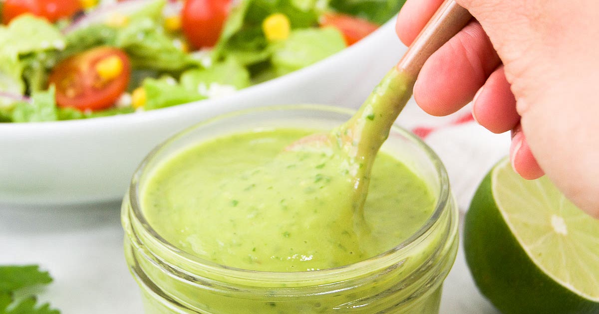 Creamy Lime Avocado Dressing Recipe | Samsung Food App