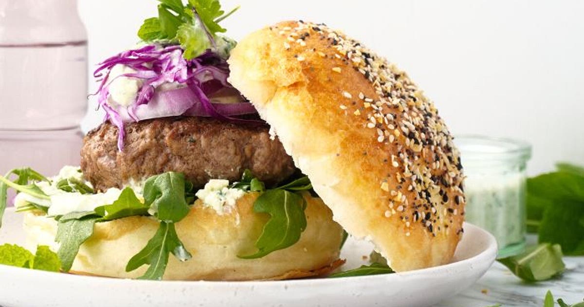 Grilled Lamb Burgers Recipe | Samsung Food App