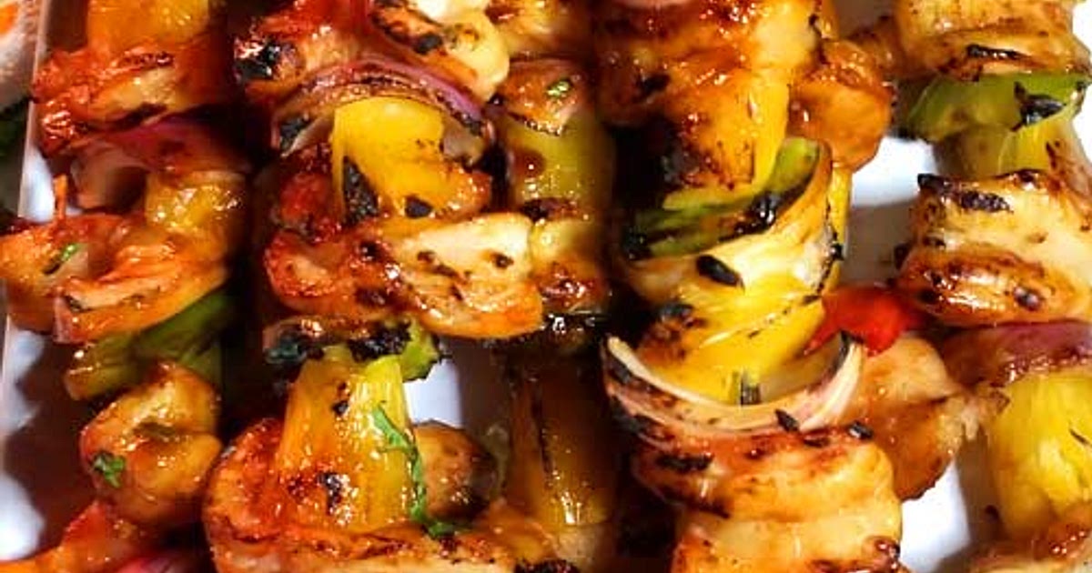 Hawaiian Shrimp Kabobs Recipe | Samsung Food App