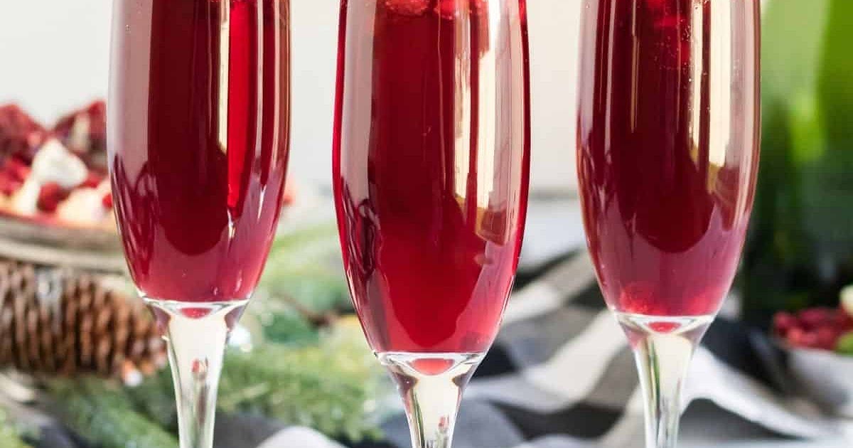 Pomegranate Mimosa with Rosemary Recipe | Samsung Food App