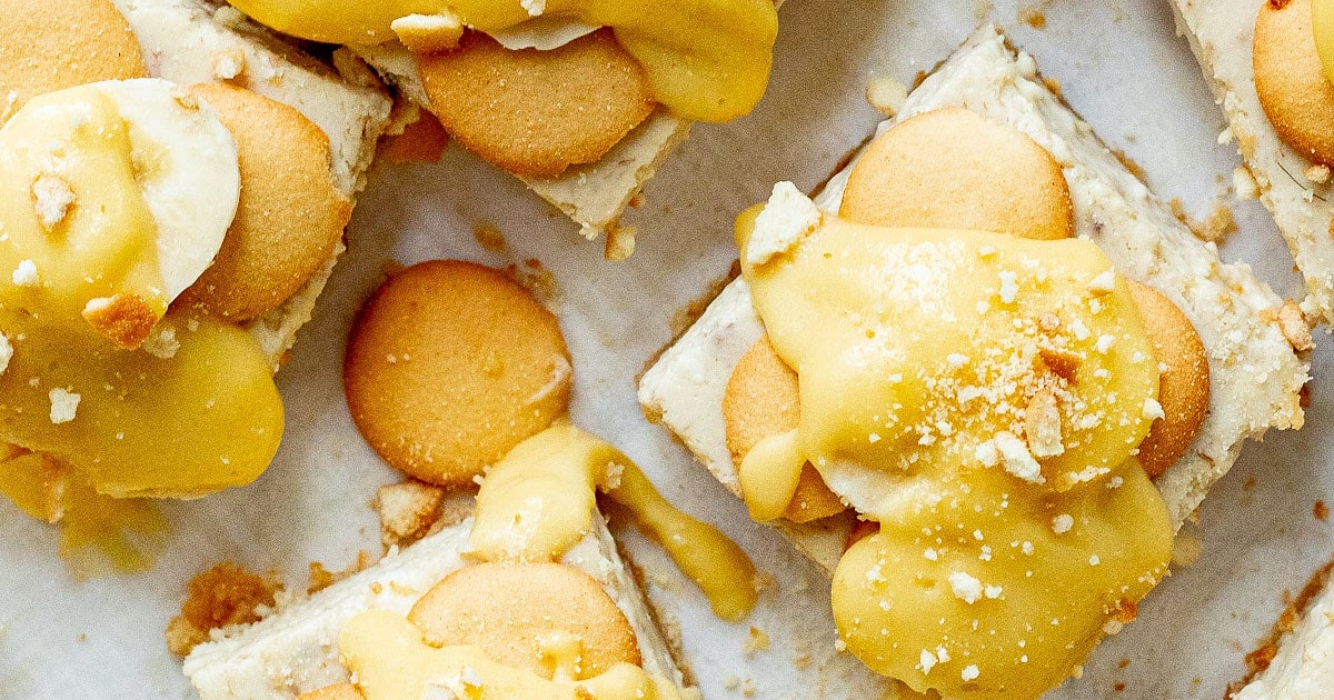 Banana Pudding Cheesecake Squares Recipe | Samsung Food App