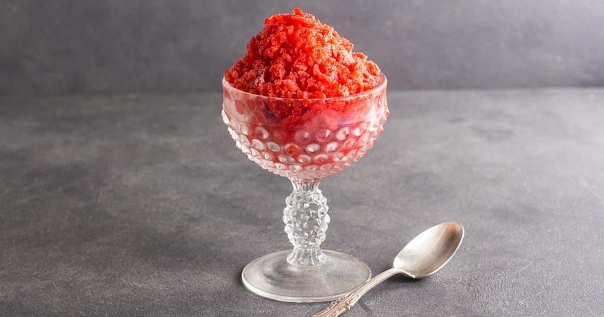 Low FODMAP Strawberry Granita Recipe | Samsung Food App