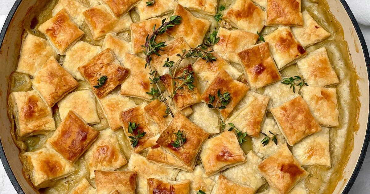 Vegan Pot Pie With Puff Pastry Recipe | Samsung Food App