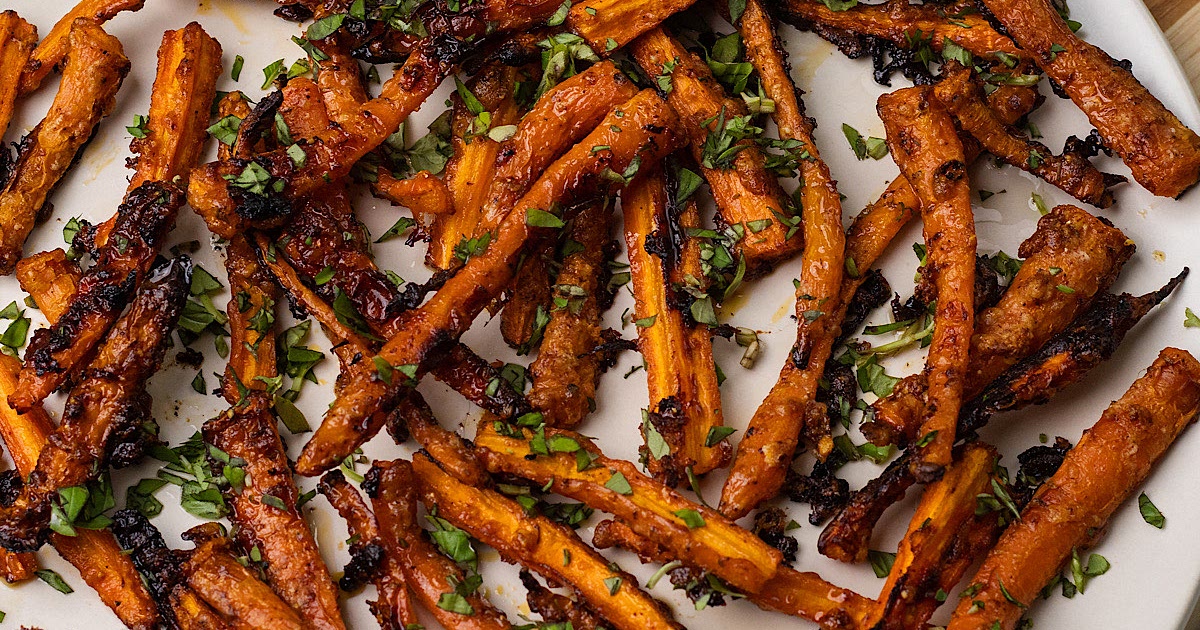 Truffle Garlic Parmesan Carrot Fries Recipe | Samsung Food App