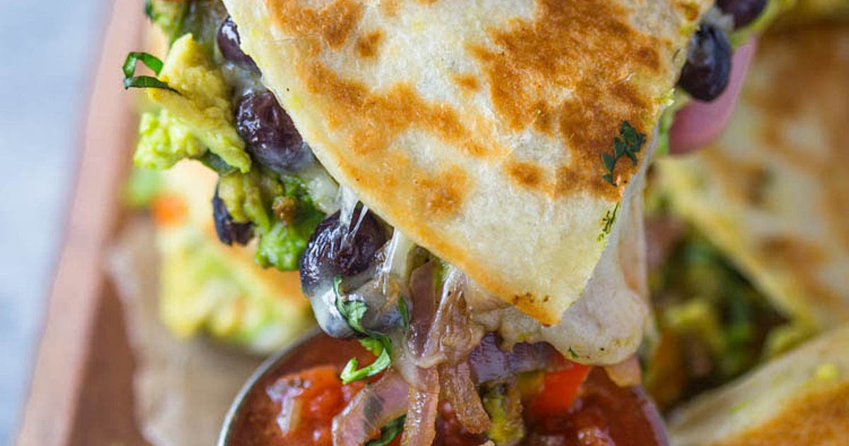 Avocado Black Bean Quesadillas Recipe | Samsung Food App