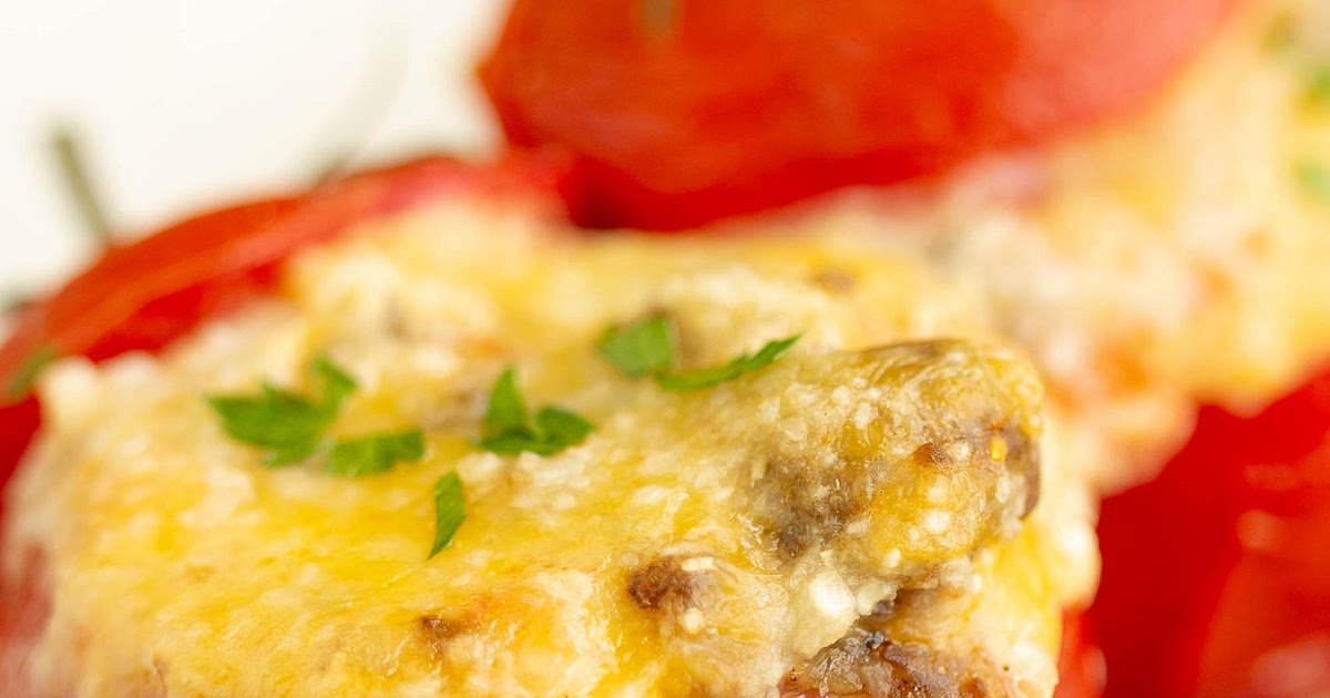 Grits Casserole Stuffed Baked Tomatoes Recipe | Samsung Food App