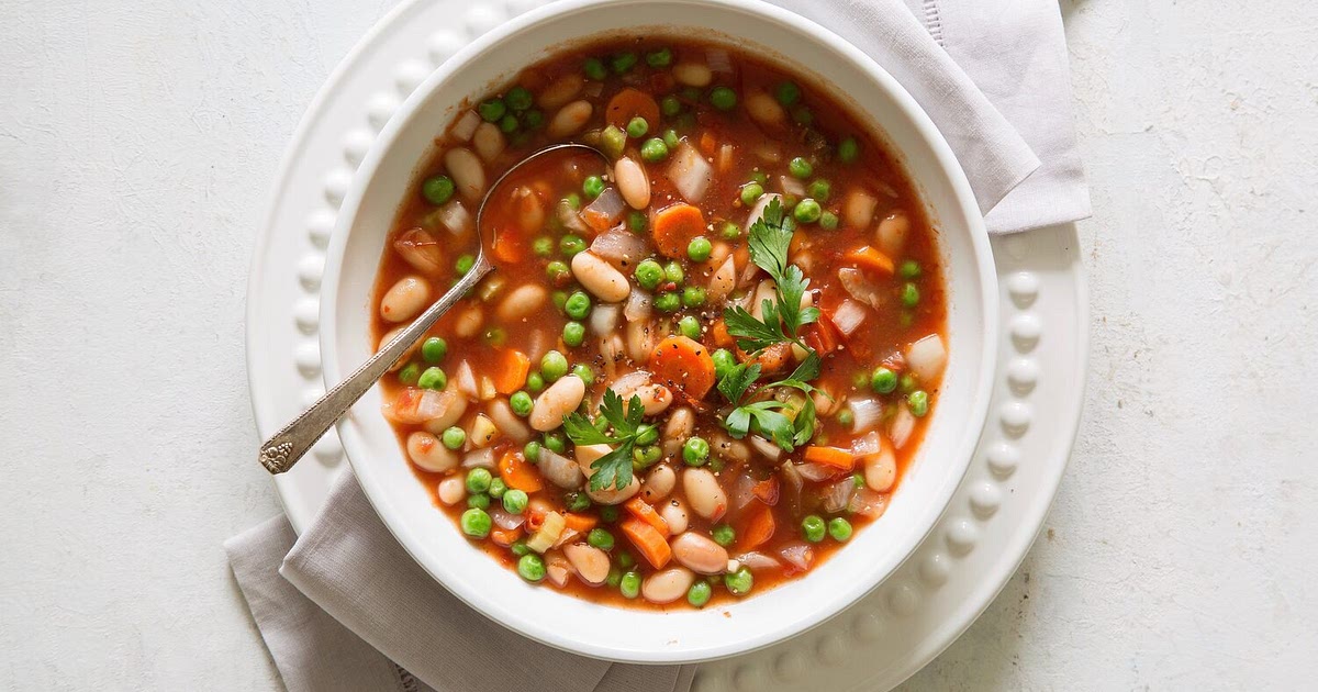 Tomato and White Bean Soup Recipe | Samsung Food App