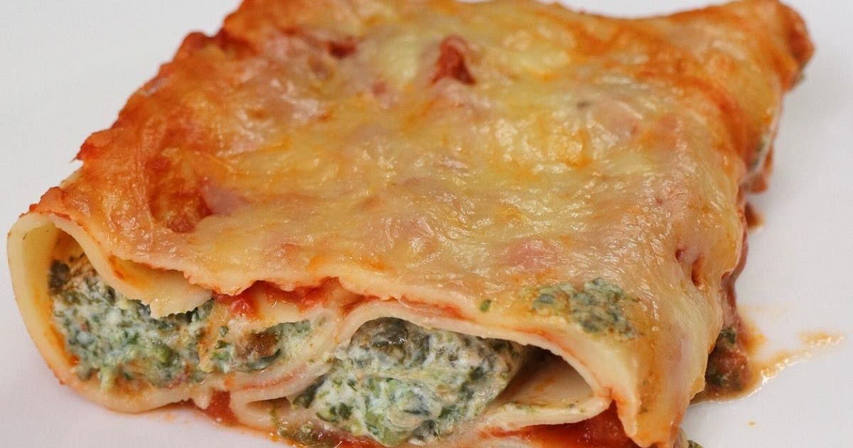 Cannelloni with Spinach and Ricotta Recipe | Samsung Food App