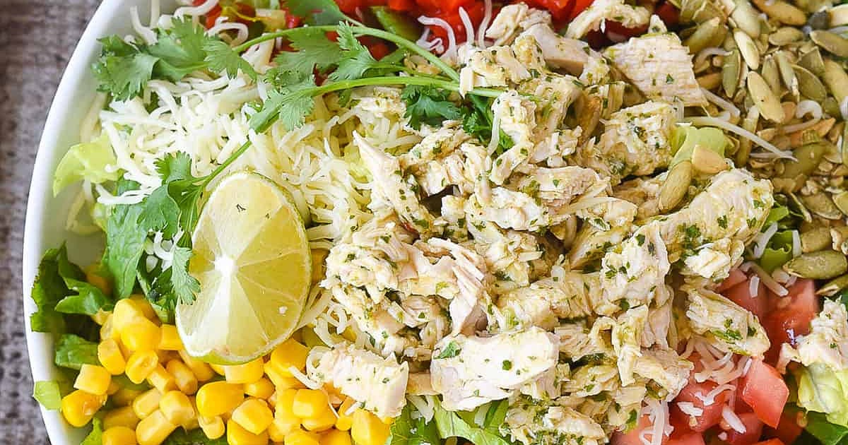 Cilantro Lime Chicken Chop Salad Recipe | Samsung Food App