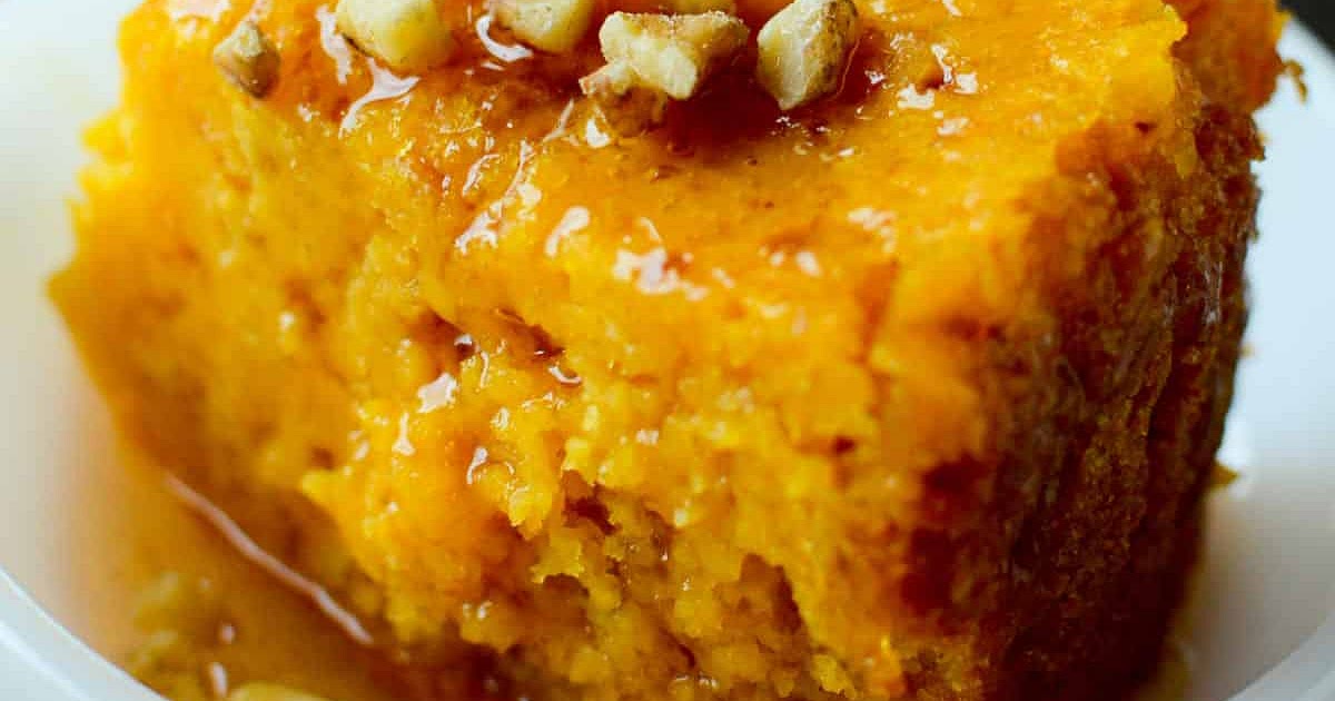 Crock Pot Pumpkin Dump Cake Recipe | Samsung Food App