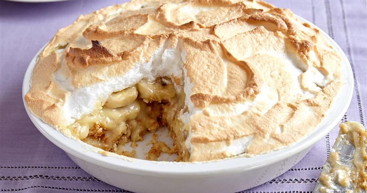 Homemade Banana Pudding Pie Recipe | Samsung Food App