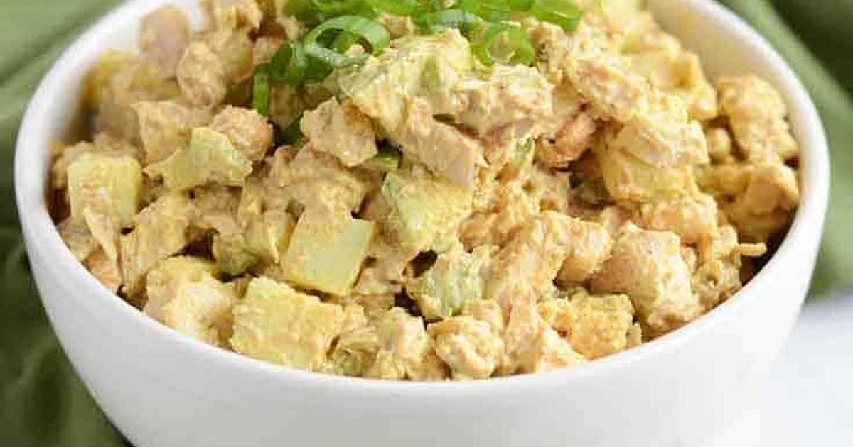 Healthy Curried Chicken Salad With Apples Recipe | Samsung Food App
