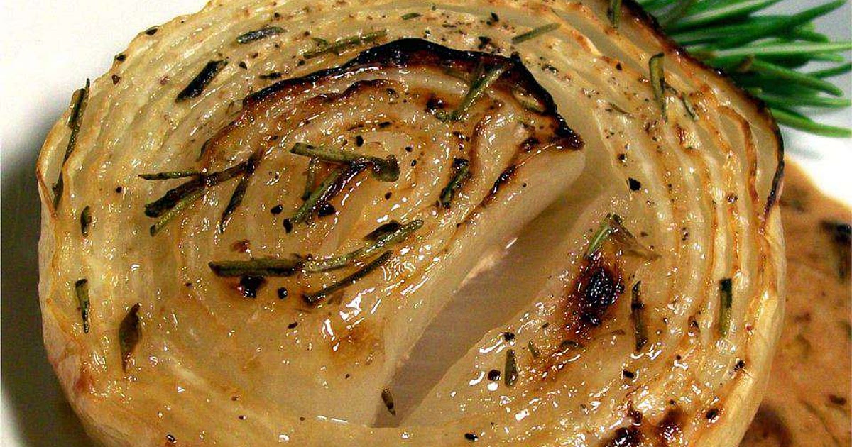 Onions Baked with Rosemary and Cream Recipe | Samsung Food App