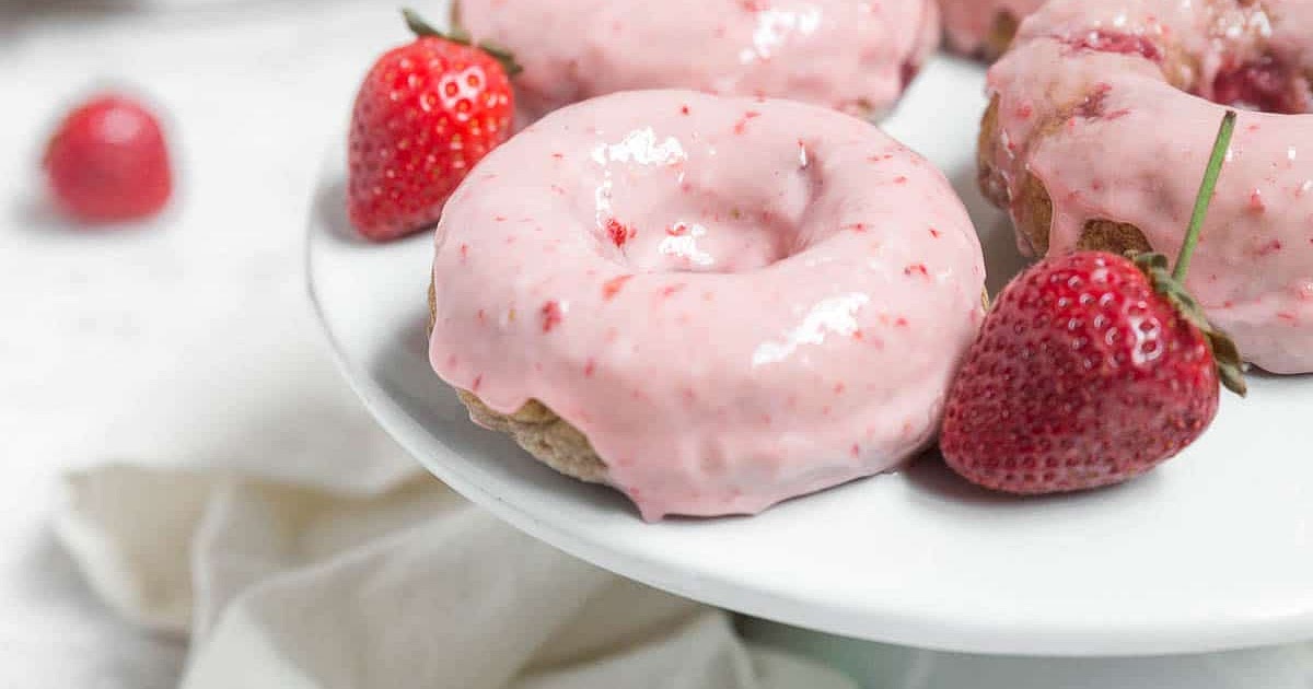 Baked Strawberry Donuts - Gluten-Free and Vegan Recipe | Samsung Food App