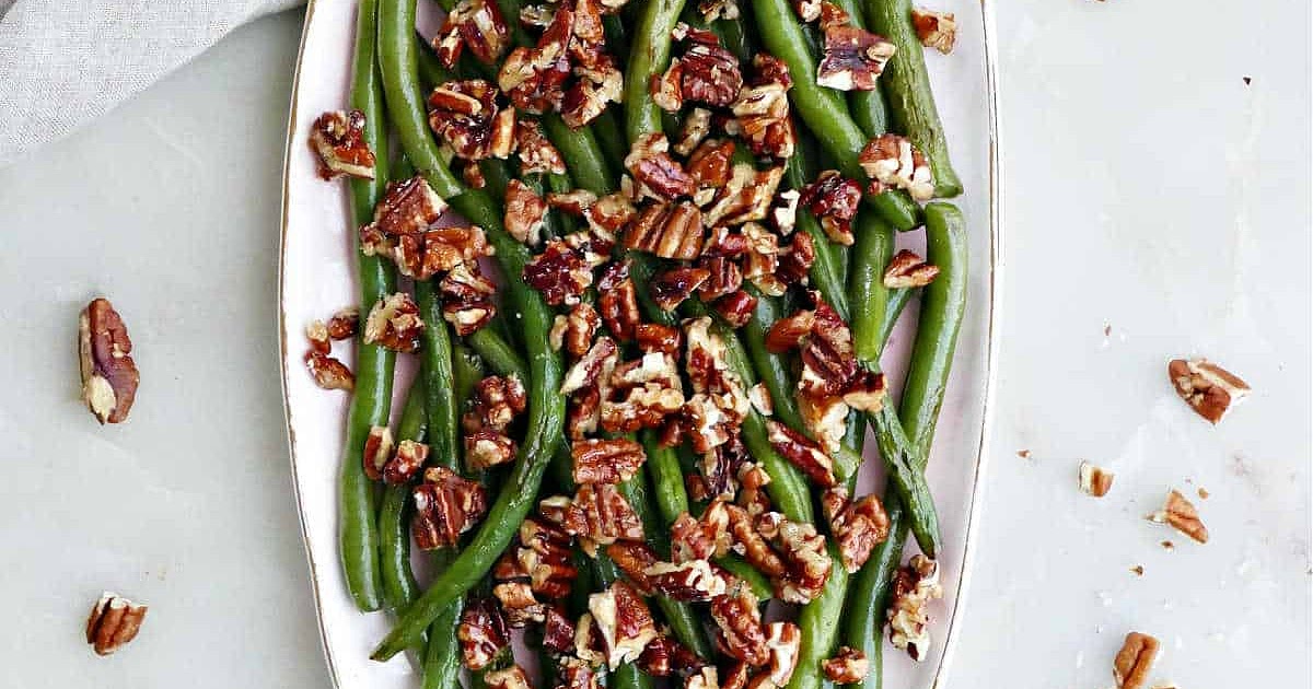 Green Beans with Pecans Recipe | Samsung Food App