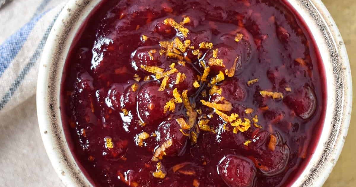 Easy Cranberry Orange Sauce Recipe | Samsung Food App