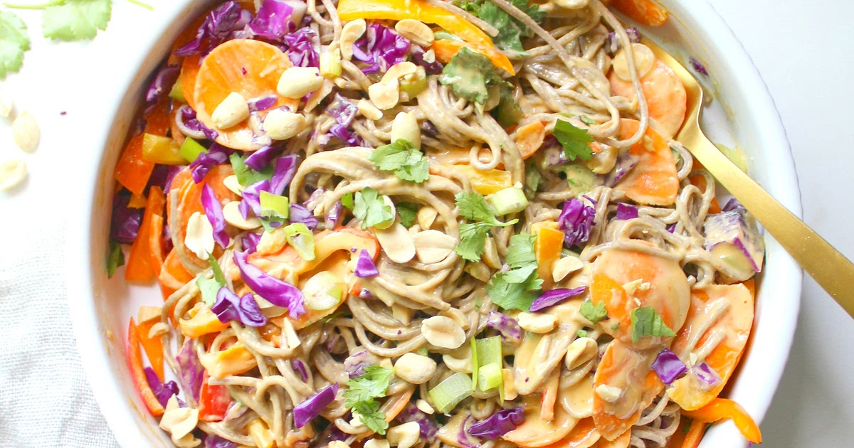 Soba Noodle Salad with Peanut Dressing Recipe | Samsung Food App
