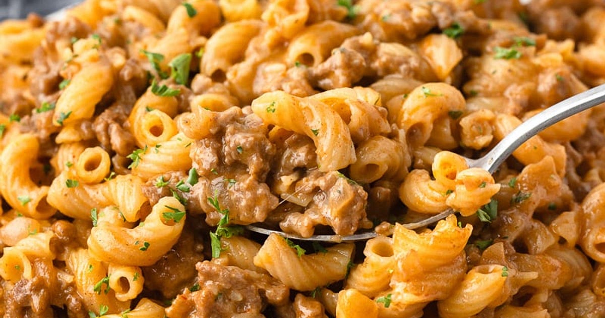 One-Pot Cheeseburger Macaroni Recipe | Samsung Food App