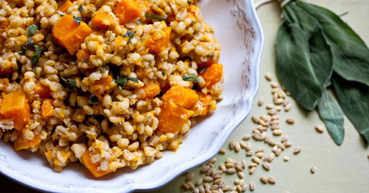 Pearl barley, butternut squash and sage risotto Recipe | Samsung Food App