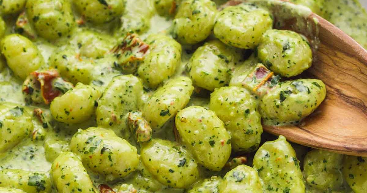 Creamy Pesto Gnocchi Recipe | Samsung Food App