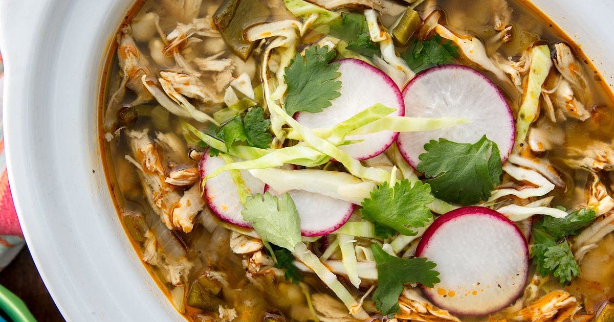 Slow-Cooker Chicken Pozole Recipe | Samsung Food App