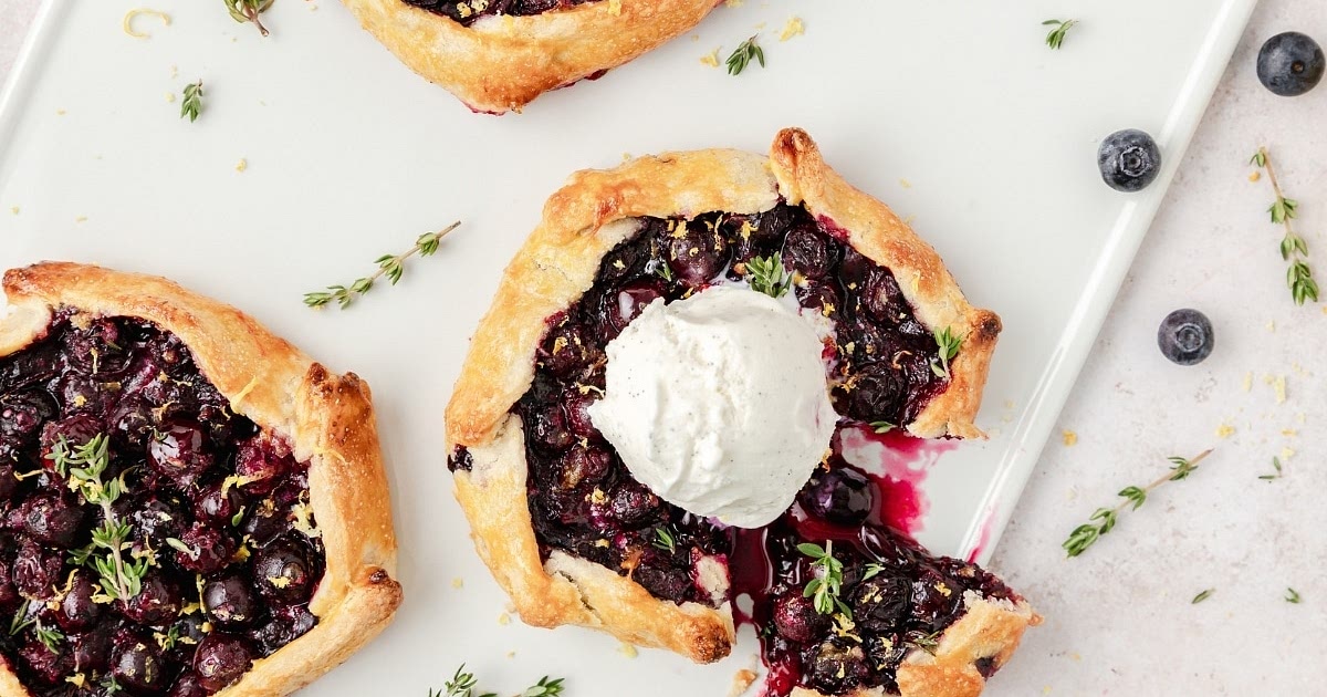 Mini Blueberry Galettes Recipe | Samsung Food App