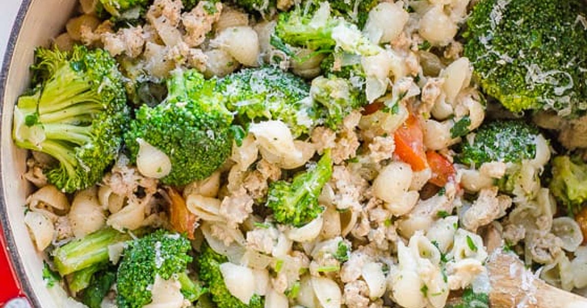 Ground Turkey and Broccoli Pasta {One Pot} Recipe | Samsung Food App