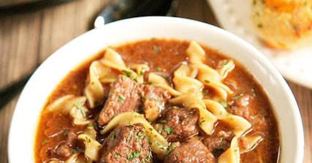 Slow Cooker Steak Soup Recipe | Samsung Food App