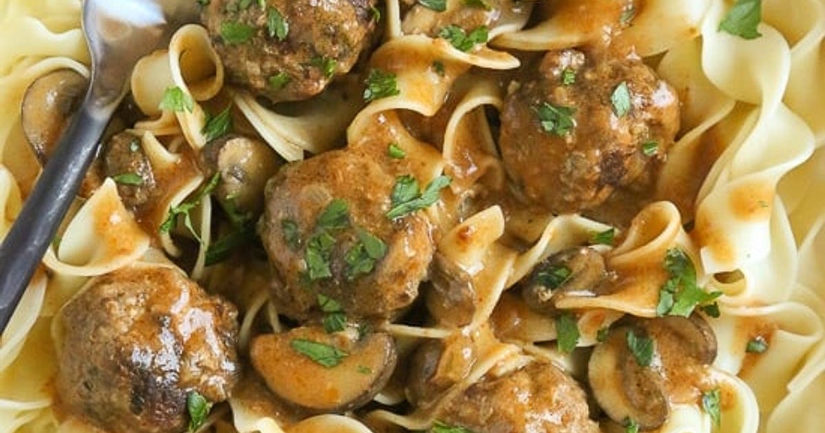 Turkey Meatball Stroganoff (Instant Pot, Slow Cooker or Stove Top) Recipe | Samsung Food App