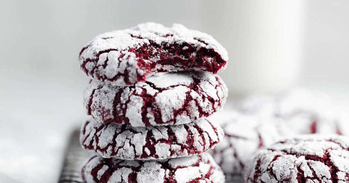 Red Velvet Crinkle Cookies Recipe | Samsung Food App