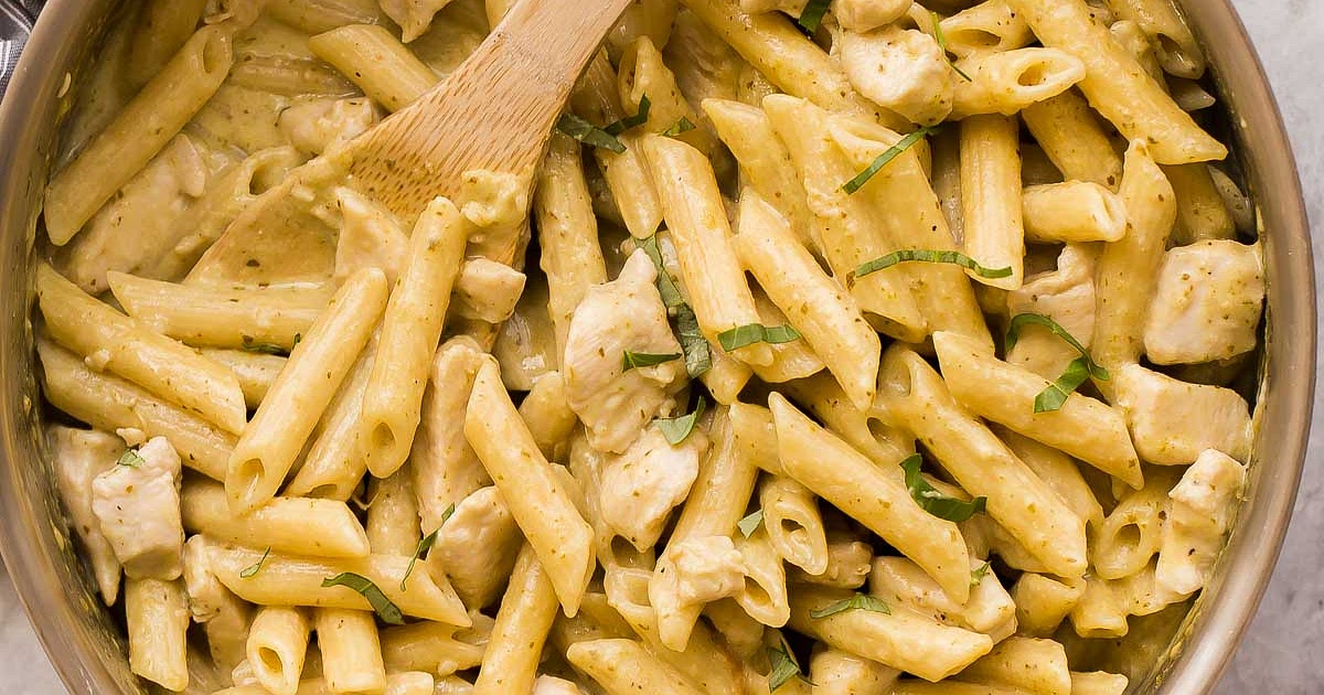 Chicken Pesto Pasta Recipe | Samsung Food App