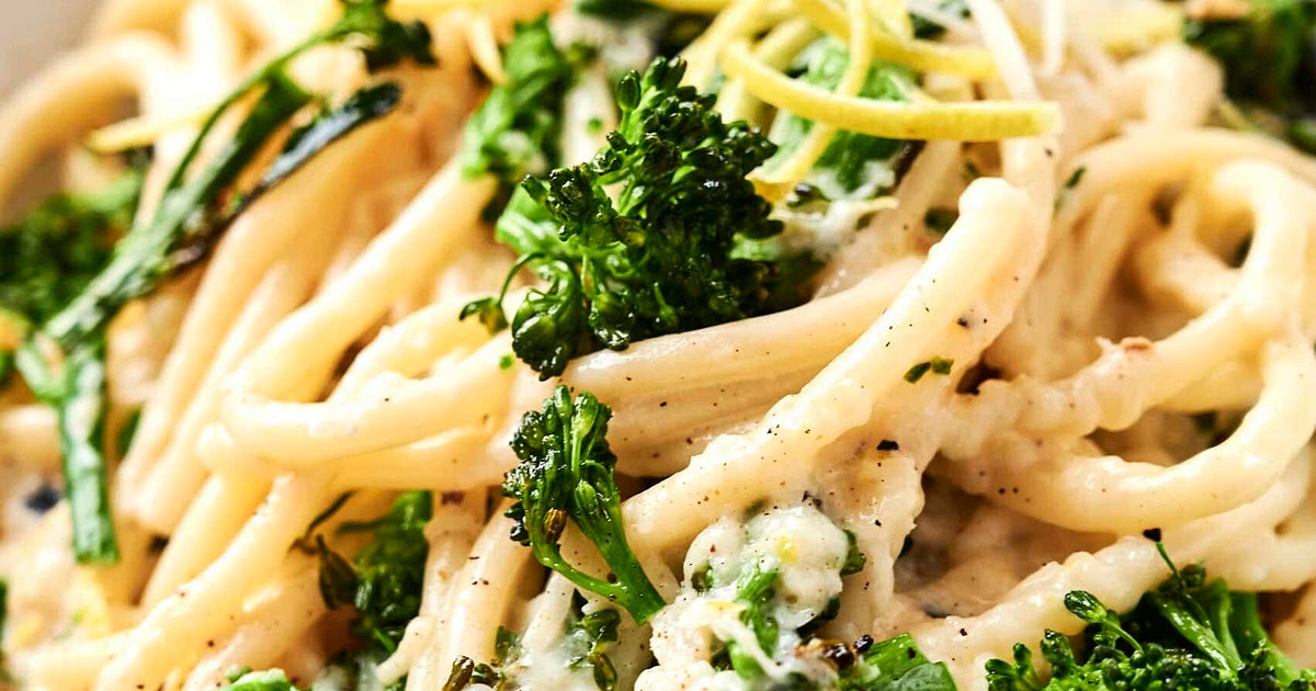 Bucatini al limone with charred broccolini Recipe | Samsung Food App