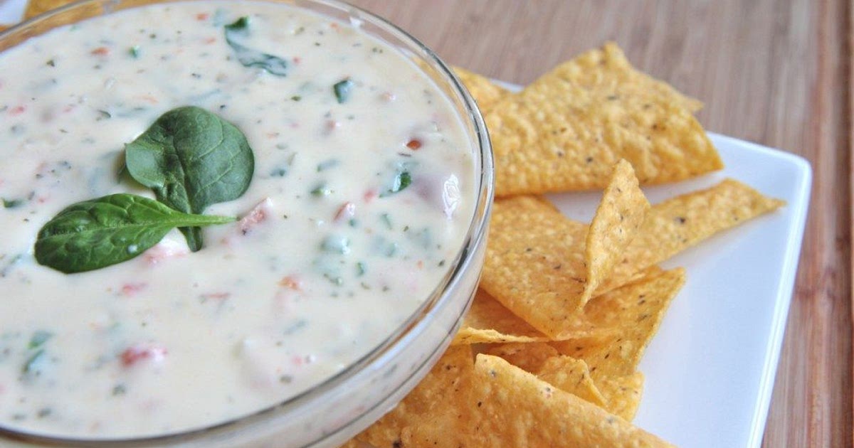 Sausage, Spinach, & Tomato Queso Blanco Dip Recipe | Samsung Food App