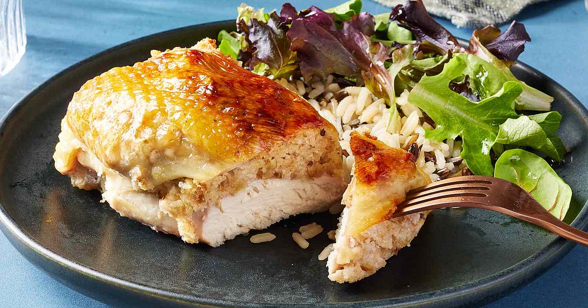 Oven Roasted Stuffed Chicken Breasts Recipe | Samsung Food App