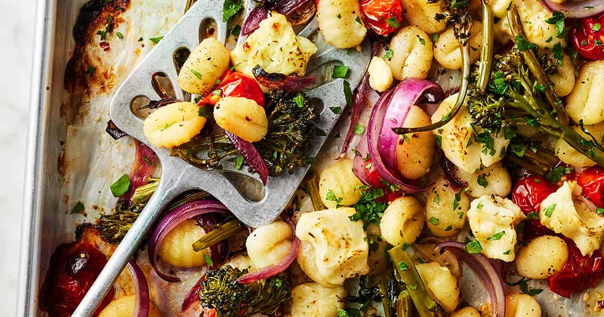 Sheet Pan Gnocchi Recipe | Samsung Food App