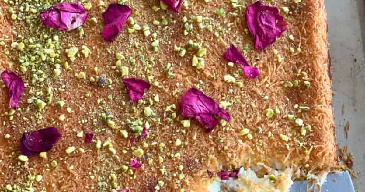 Easy knafeh with Mozzarella Cheese Recipe | Samsung Food App
