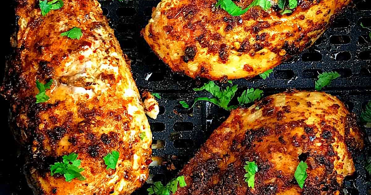 Air fryer frozen chicken breast recipe Recipe | Samsung Food App