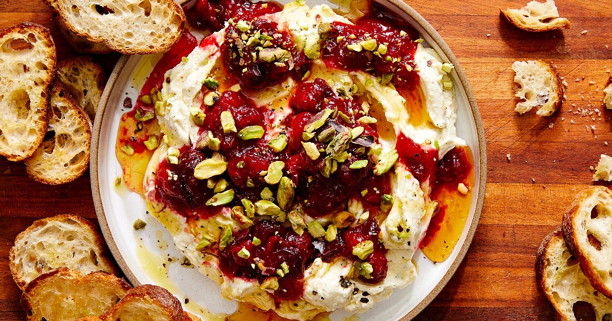 Cranberry Whipped Feta Dip Recipe | Samsung Food App